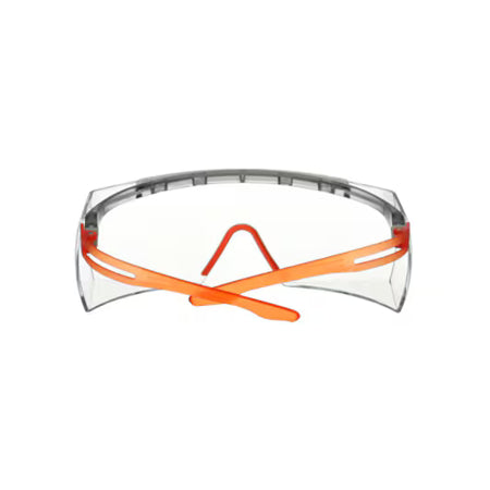 3M™ SecureFit™ 3700 Over-the-Glasses Safety Glasses, Orange Frame, Scotchgard™ Anti-Fog (K&amp;N), Clear Lens, SF3701SGAF-ORG-EU, 20/box