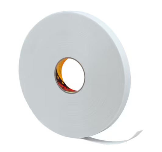 3M™ Double-sided Foam Tape 9528, White, 12 mm x 66 m, 0.8 mm