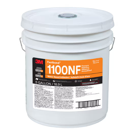 3M™ Fastbond™ Foam Adhesive 1100NF, Neutral, 18.9 L