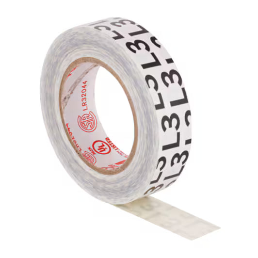 3M™ Temflex™ 1700 Vinyl Electro-Isolatieband, Grijs, 15 mm x 10 m, 0,17 mm, Zwart gedrukt "L3"