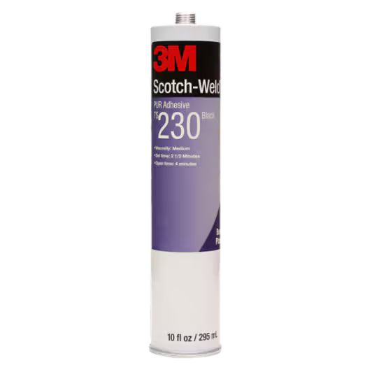3M™ Scotch-Weld™ PUR Reactieve Smeltlijm TS230, Zwart, 300 ml