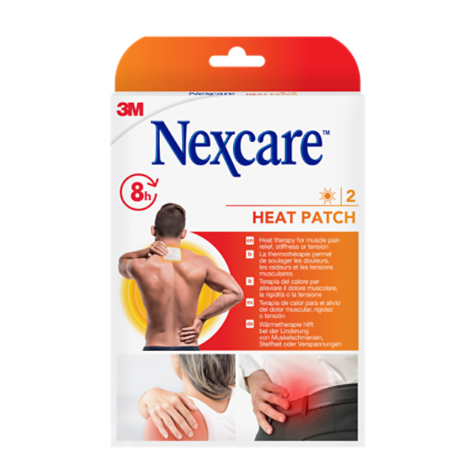 Nexcare™ Warmtepleister, 9,5 cm x 13 cm, 2/verpakking
