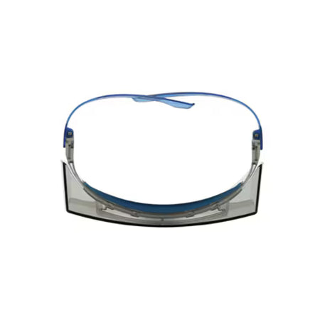 3M™ SecureFit™ 3700 Overzetbril, blauwe veren, wenkbrauwbescherming, Scotchgard™ anticondens (K&N), lichtgrijze lens voor binnen/buiten, SF3707XSGAF-BLU-EU, 20/doos