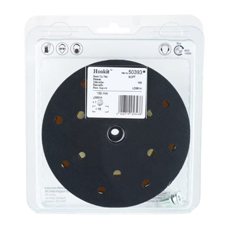 3M™ Hookit™ Backing Pad, 150 mm, M8, 15 Holes, Soft, 50393