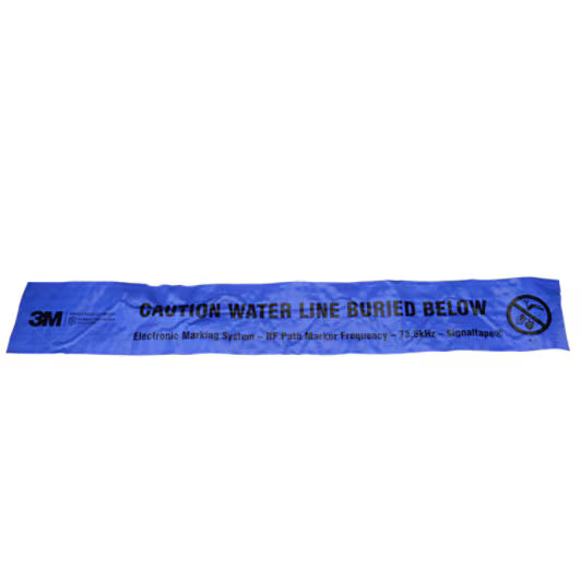 3M™ EMS Warning Tape (Electronic Marking System) 7903, blue, 152 mm, water, 152 m roll, 1 roll/box