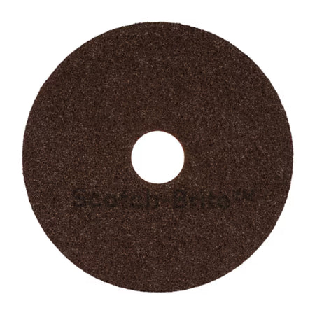 Scotch-Brite™ Premium Floor Pads, Brown, 432 mm, 5/Pack