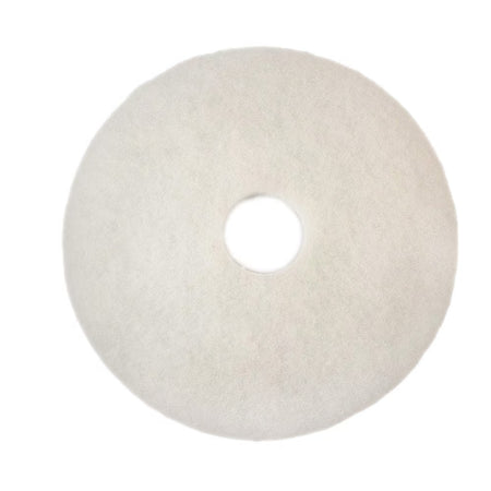 3M™ Standard Polishing Pads, White, 355 mm, 5/Box