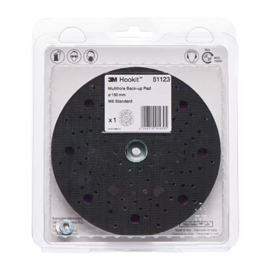 3M™ Hookit™ Multihole steunschijf, 150 mm, 51123