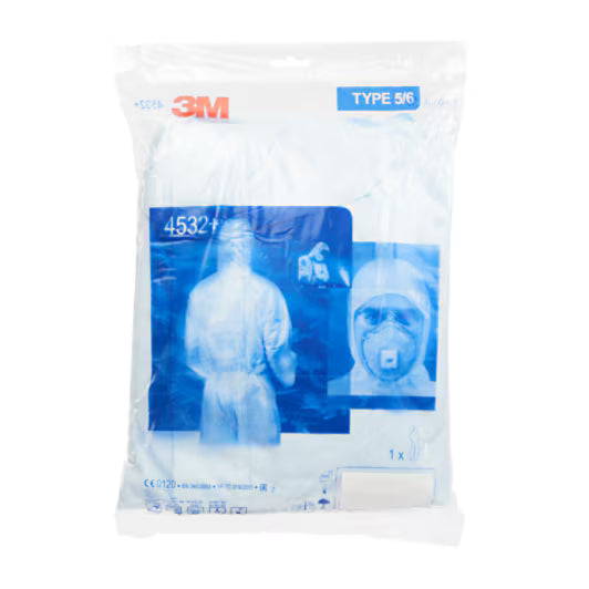 3M™ Beschermende overall 4532+, Cool White, XL