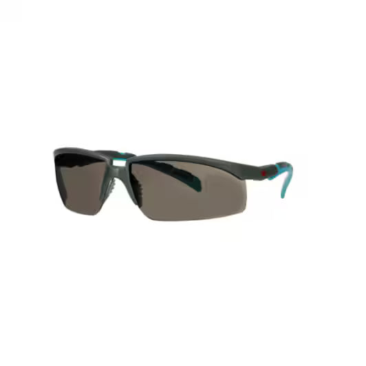 3M™ Solus™ Series 2000, S2002SGAF-BGR, gray/blue-green lenses, Scotchgard™ anti-fog coating, gray AC-AK lenses, 20/box