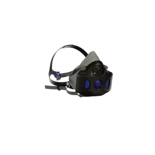 3M™ Secure Click™ Herbruikbaar halfgelaatsmasker met spraakmembraan, large, HF-803SD