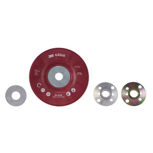 3M™ High Performance Grooved Backing Pad, 115 mm