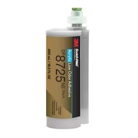 3M™ Scotch-Weld™ Geurarme Acrylaatlijm DP8725NS, Zwart, 490 ml Duo-Pak