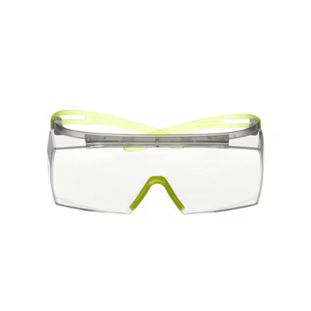 3M™ SecureFit™ 3700 Overzetbril, limegroene veren, Scotchgard™ anticondens (K&N), heldere lens, SF3701SGAF-GRN-EU, 20/doos