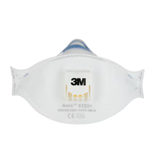 3M™ Aura™ Comfort Cool Flow™ Dust Mask 9322+, FFP2, with valve, 5/pack