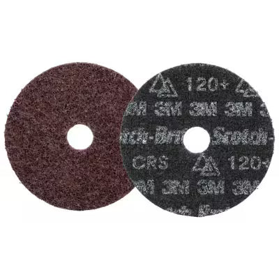 Scotch-Brite™ Precision Heavy Duty Surface Conditioning Disc, HD-DH, Coarse 120+, 127 mm x 22.23 mm, 50 ea/Case