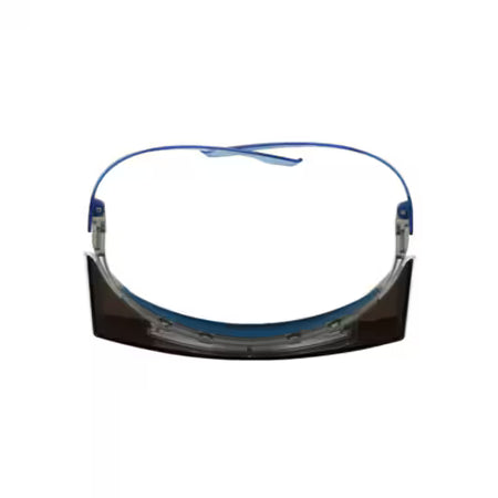 3M™ SecureFit™ 3700 Overzetbril, blauwe veren, wenkbrauwbescherming, Scotchgard™ anticondens (K&N), grijze lens, SF3702XSGAF-BLU-EU, 20/doos