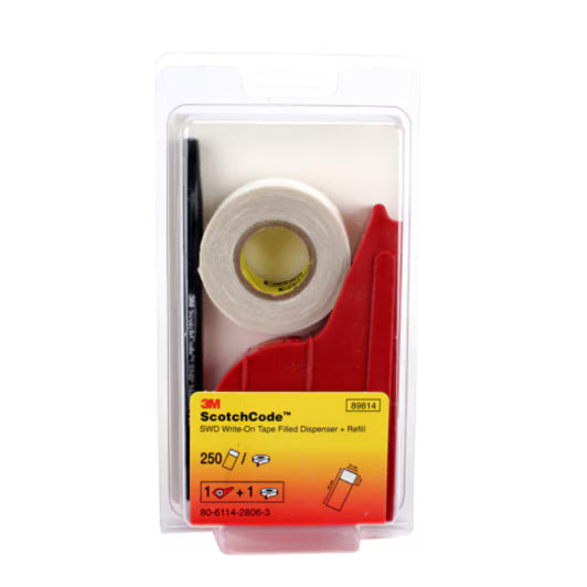 3M™ ScotchCode™ SWD Dispenser with 250 Writeable Cable Marking Labels