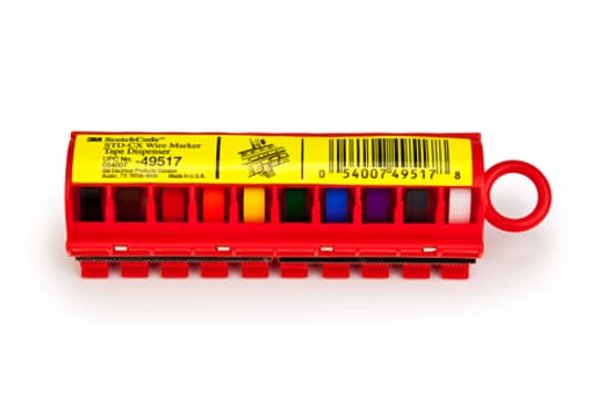 3M™ ScotchCode™ STD-0/9 Cable Marking Dispenser, Color Filled