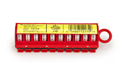 3M™ ScotchCode™ SDR-0/9 Kabelmarkering Navulrollen, Nummer 0-9, 10x Retailverpakking