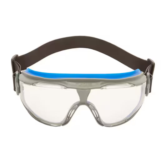 3M™ Goggle Gear™ 500 Wide-Vision Goggles, Neoprene Headband, Scotchgard™ Anti-Fog and Scratch-Resistant Coating (K&amp;N), Clear Lens, GG501NSGAF-EU