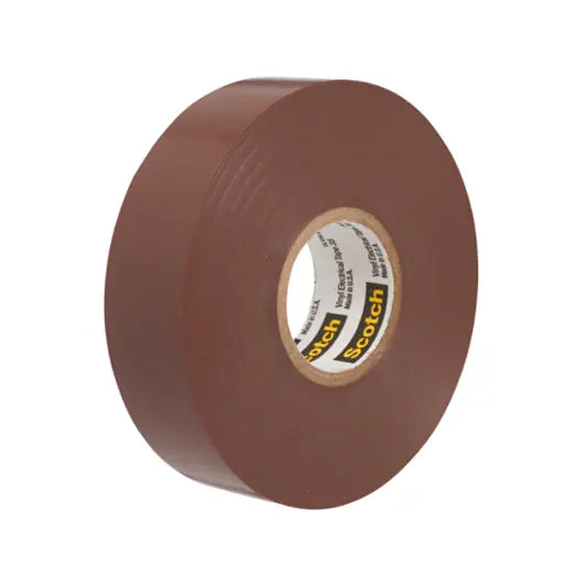Scotch® 35 Vinyl Electro-Isolatieband, Bruin, 19 mm x 20 m, 0,18 mm