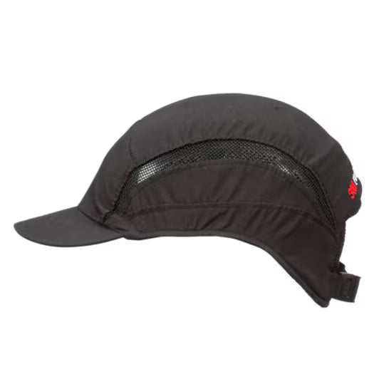 3M™ First Base™ 3 Impact Cap 2030610, Classic, black, short brim, 55 mm