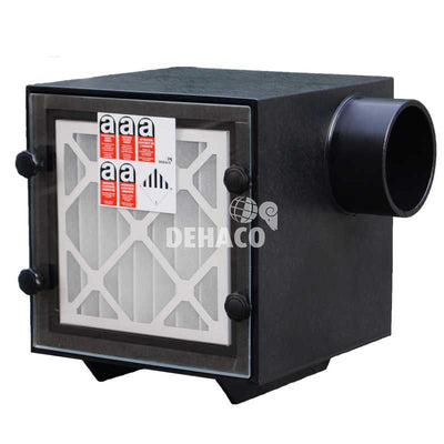 DEH750 Vacuum machine, 1-piece, exhaust side on the side