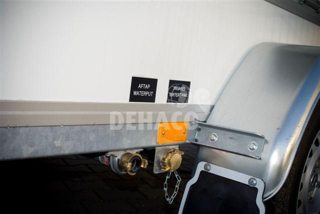 Dehaco D260 3-stage decontaminatiewagen enkelasser onderstel kleur wit