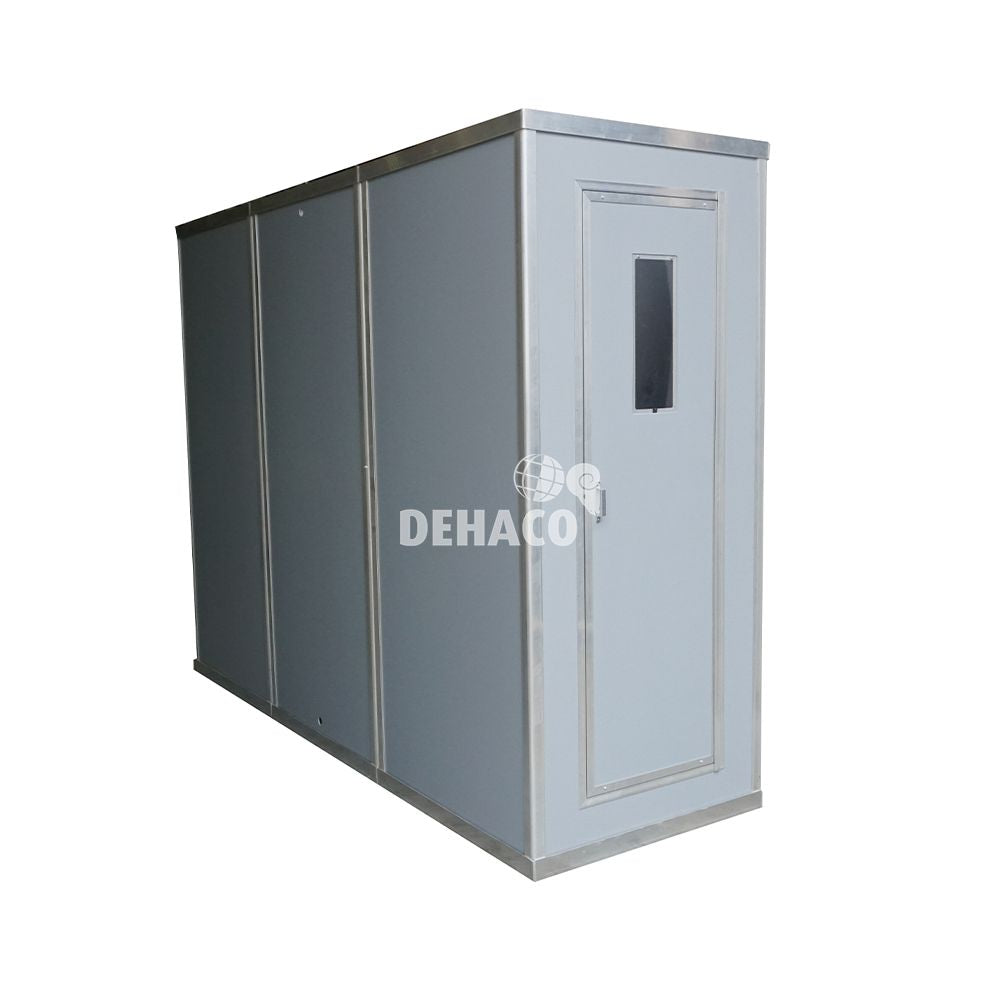 Dehaco panel shower with 3 compartments 100 x 100 cm