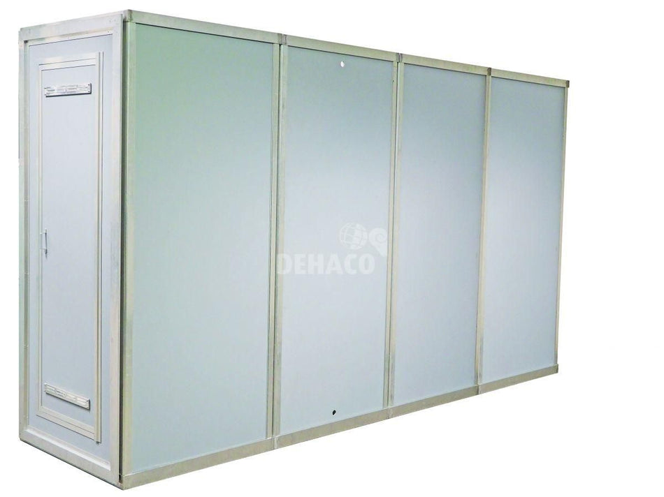 Dehaco panel shower with 4 compartments 100 x 100 cm