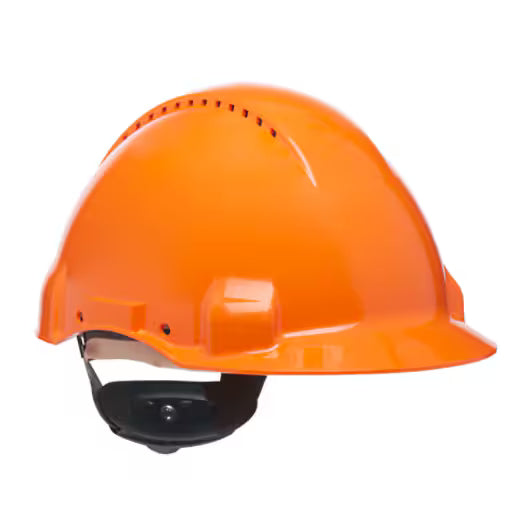 3M™ Veiligheidshelm, Uvicator, pinlock, ventilatie, leren zweetband, oranje, G3000DUV-OR