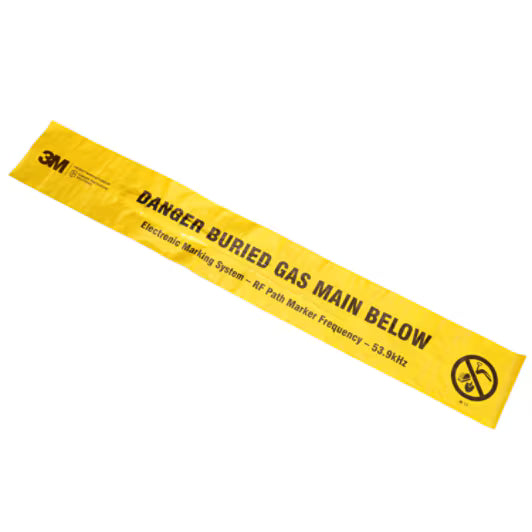3M™ EMS Warning Tape (Electronic Marking System) 7905, Yellow, 152 mm, Gas, 152 m Roll, 1 Roll/Box