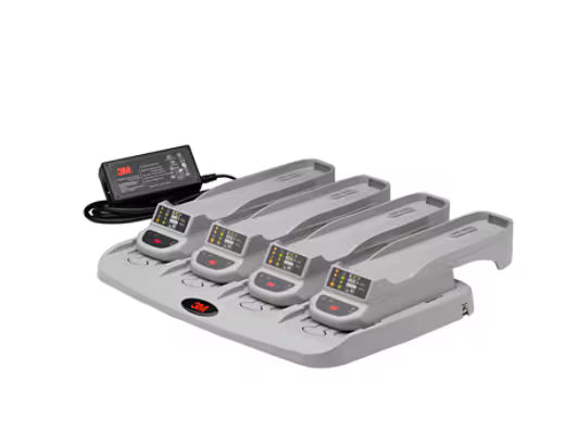 3M™ Versaflo™ TR-644E Multi-Charger (4x) with Power Supply