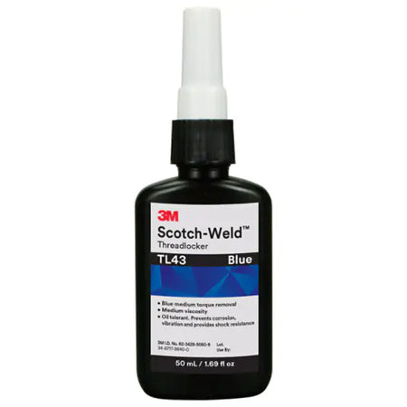 3M™ Scotch-Weld™ Threadlocker TL43, Blue, 50 ml