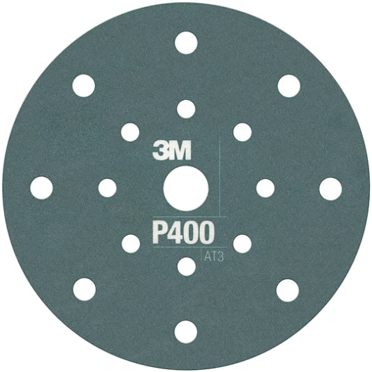 3M™ Hookit™ Flexible Abrasive Disc 270J, 150 mm, 17 Holes, P400, 34800