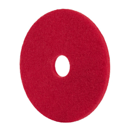 Scotch-Brite™ Vloerpads, Rood, 280 mm, 5/Doos