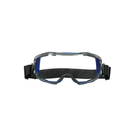 3M™ GoggleGear™ 6000 Wide-Vision Goggles, blue sealing edge, neoprene strap, Scotchgard™ anti-fog and anti-scratch coating (K&amp;N), clear lens, GG6001NSGAF-BLU-EU, 10/box