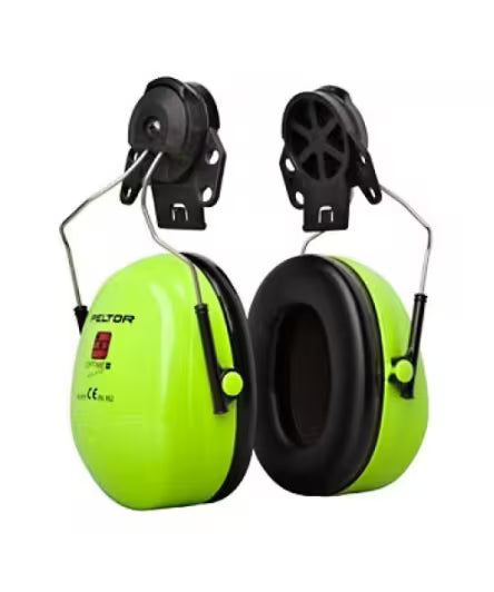 3M™ PELTOR™ Optime™ III Hearing Protectors, Hi-Viz, Helmet Mount, H540P3E-475-GB