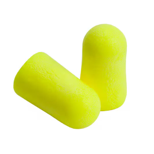3M™ EA-Rsoft™ Yellow Neons™ Earplugs, without cord, 250 pairs/box, ES-01-001