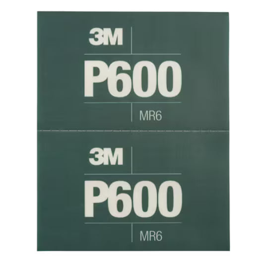 3M™ Flexible Hookit™ Sanding Sheets 270J, 140 mm x 171 mm, P600, 34339