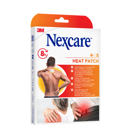 Nexcare™ Warmtepleister N2005P, 9,5 cm x 13 cm, 5/verpakking