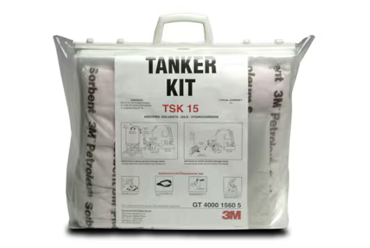 3M™ Petroleum absorptie kit TSK15, 390 mm x 530 mm, 5/Case