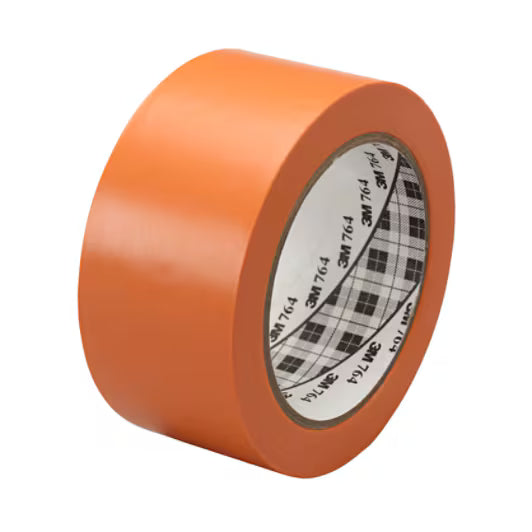 3M™ Vinyl Tape Algemeen Gebruik 764, Oranje, 50 mm x 33 m, 0.13 mm