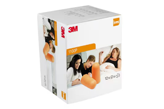 3M™ Earplugs, without cord, 1100P