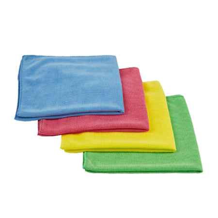 Scotch-Brite™ 2012 Essential Microfiber Cleaning Cloths, Red, 360 mm x 360 mm