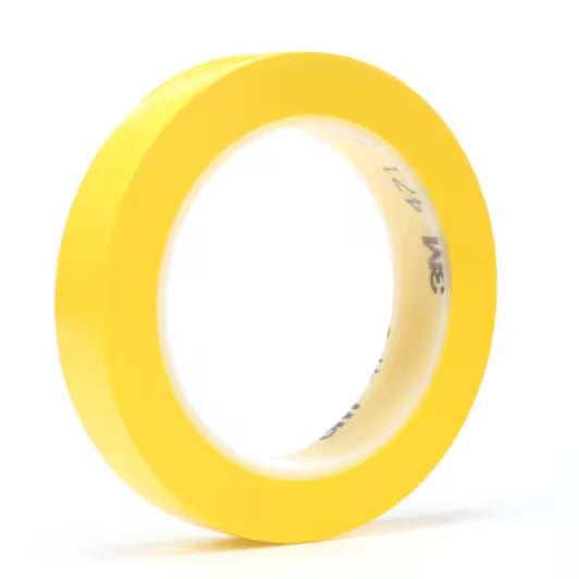 3M™ Vinyl Tape 471, Yellow, 13 mm x 33 m, 0.14 mm