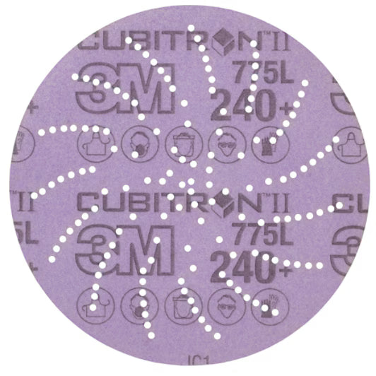 3M Xtract™ Cubitron™ II film disc 775L, 127 mm, 240+ 500LG, 50 per inner pack, 250 per case