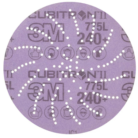 3M Xtract™ Cubitron™ II film disc 775L, 127 mm, 240+ 500LG, 50 per inner pack, 250 per case