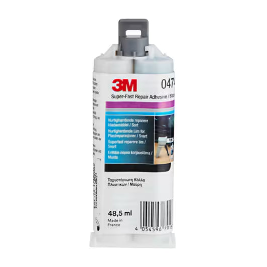 3M™ Supersnelle reparatielijm, zwart, 48,5 ml